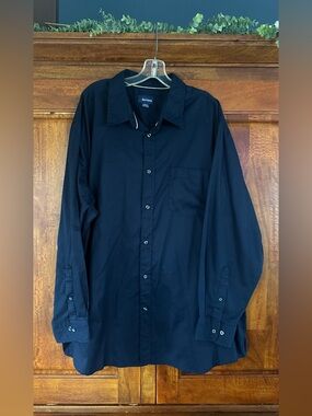 Basic Editions Men's Long-Sleeve Dress Shirt